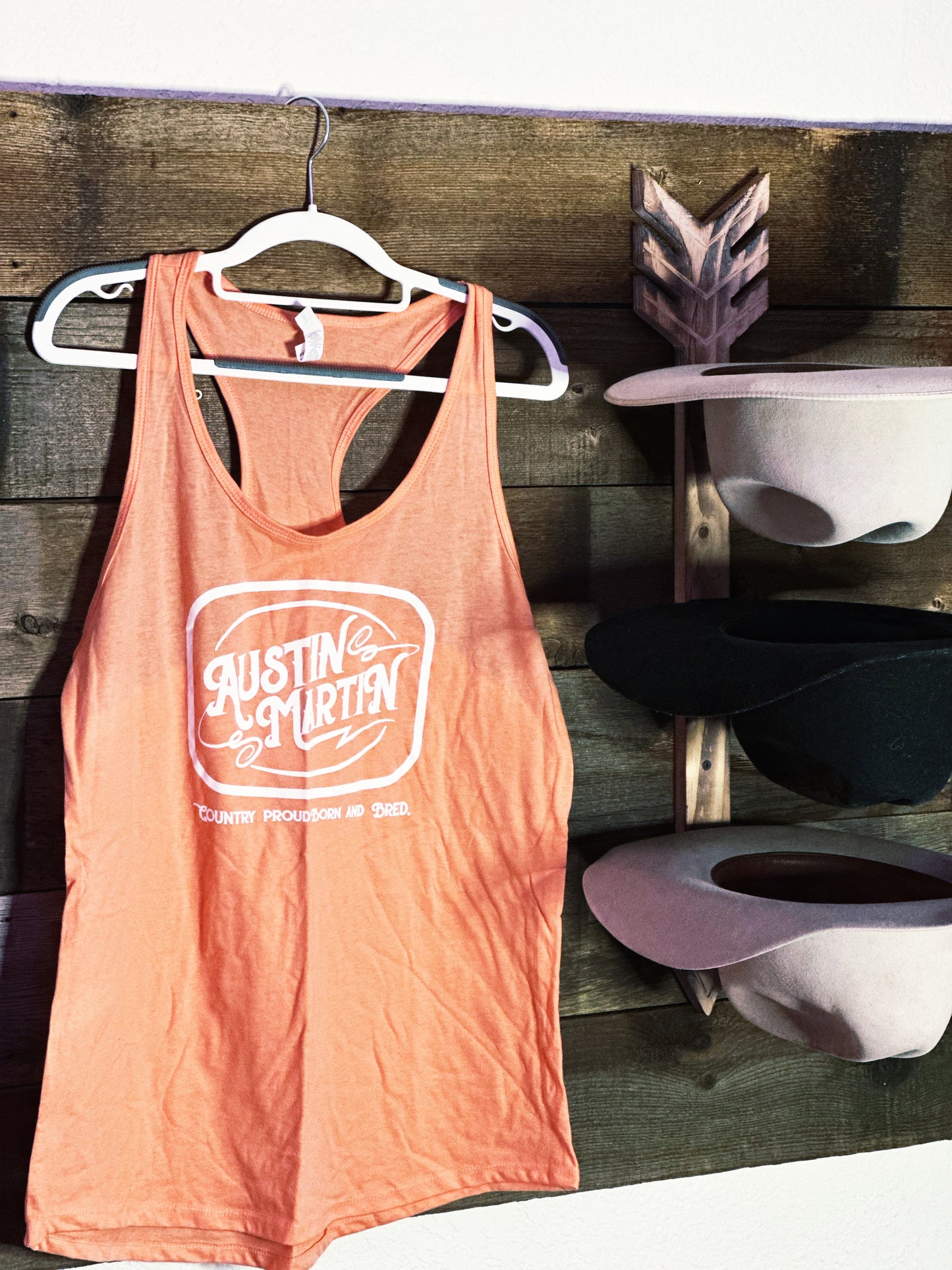 Austin Martin Pale Peach Belt Buckle Tank